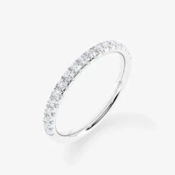 18K Gold 0.30 Carat Half Eternity Diamond Wedding Ring 15 18K Gold 0.30 Carat Half Eternity Diamond Wedding Ring -Royal Coster 18k gold 030 carat half eternity diamond wedding ring royal coster diamonds 338976