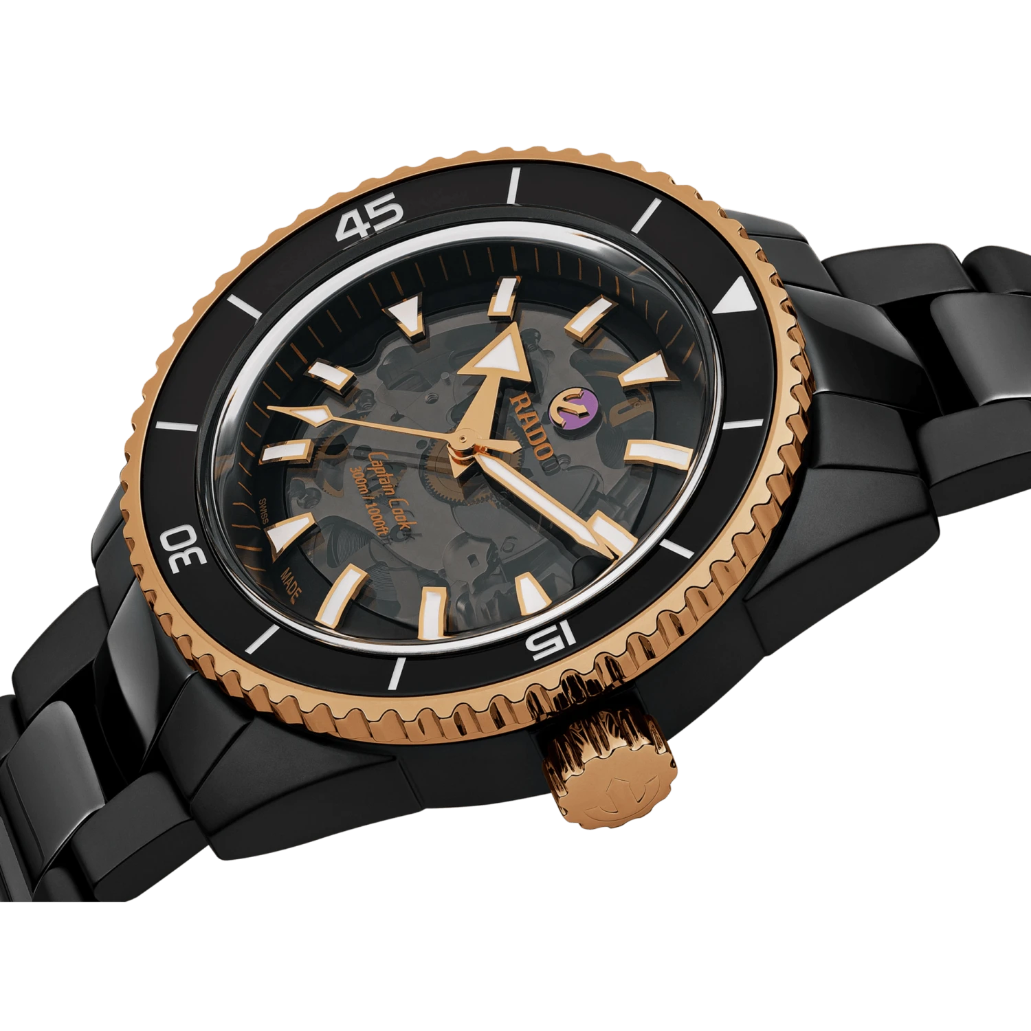 Rado Captain Cook High-Tech Ceramic 43Mm Black Dial 2 Rado Captain Cook High-Tech Ceramic 43Mm Black Dial - Afbeelding 2