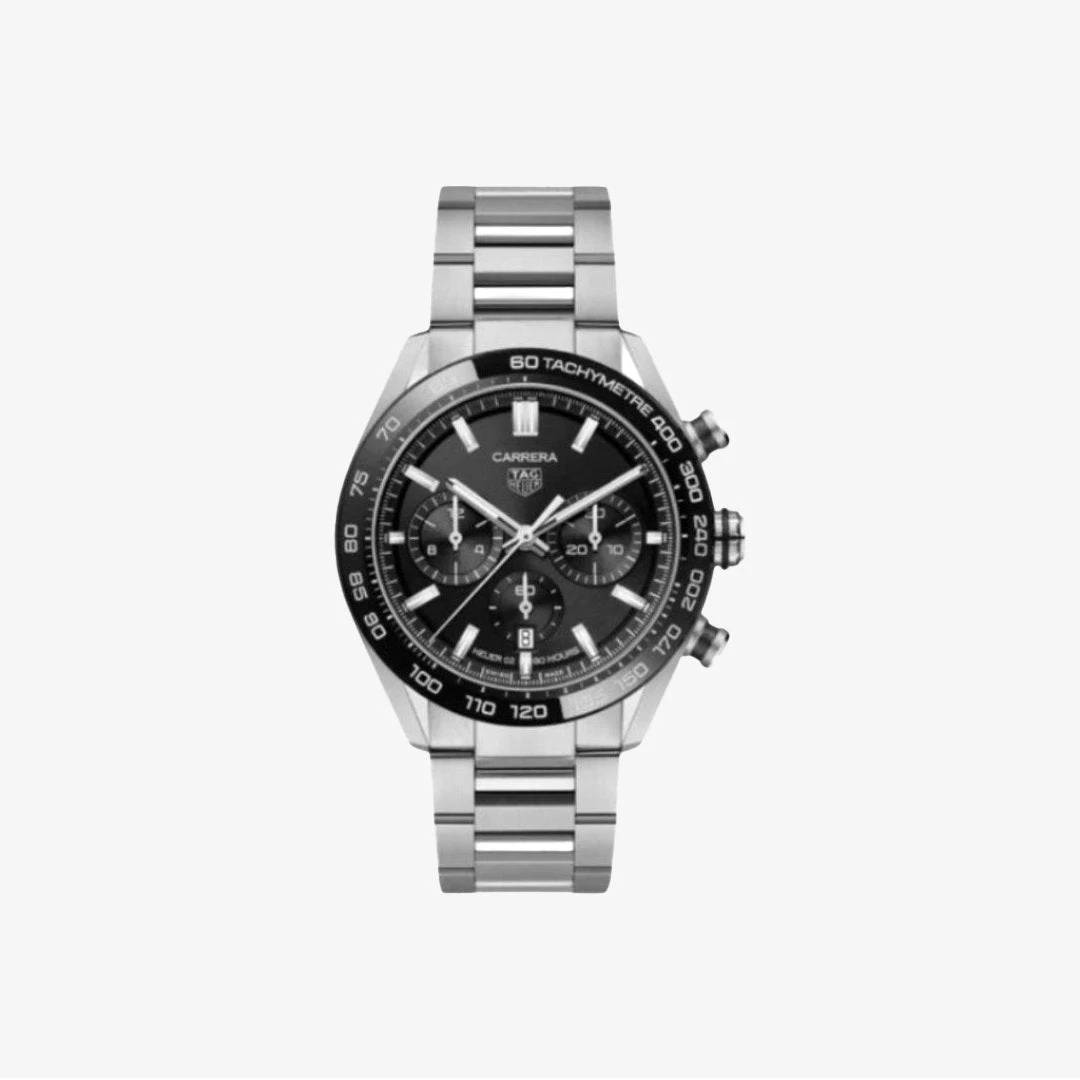 TAG Heuer Carrera Automatic Chronograph 44Mm Black Dial 1 TAG Heuer Carrera Automatic Chronograph 44Mm Black Dial