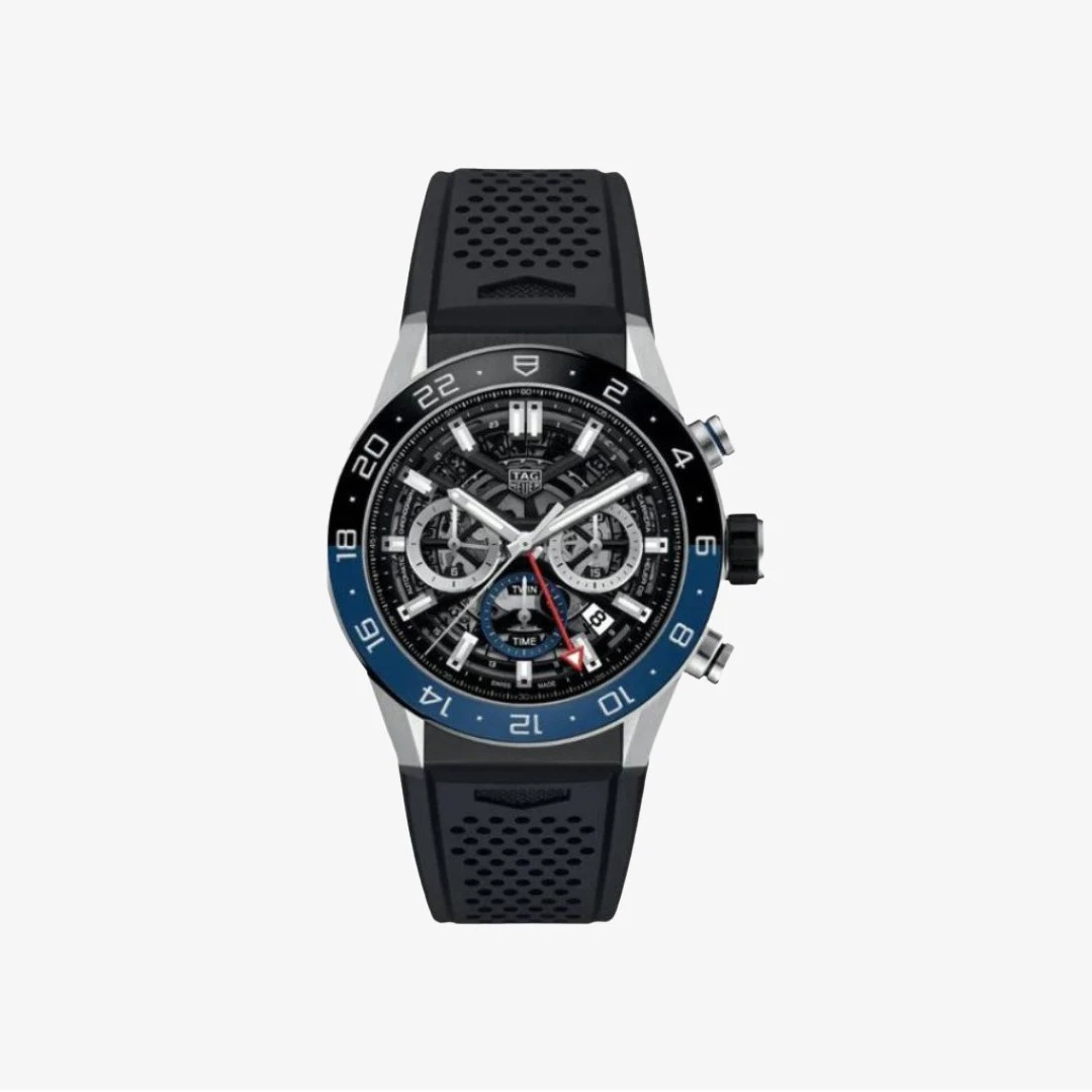 TAG Heuer Carrera Automatic Chronograph 45Mm Black Dial 1 TAG Heuer Carrera Automatic Chronograph 45Mm Black Dial