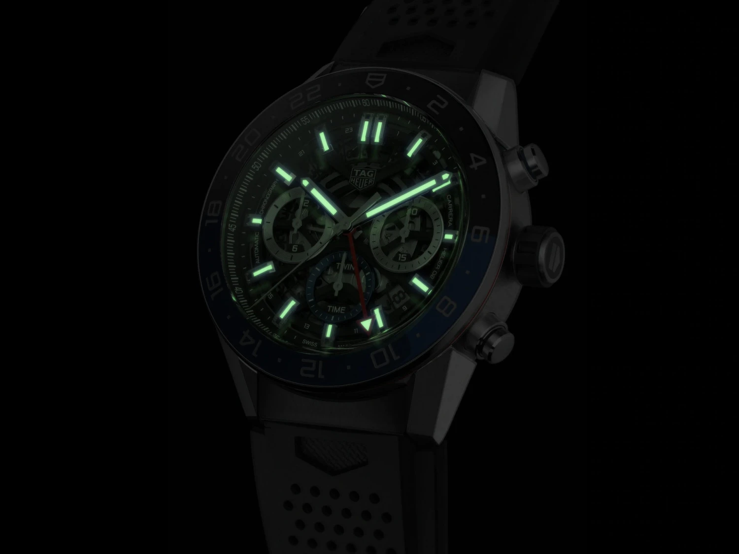 TAG Heuer Carrera Automatic Chronograph 45Mm Black Dial 4 TAG Heuer Carrera Automatic Chronograph 45Mm Black Dial - Afbeelding 4