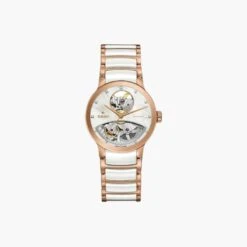 Rado Centrix Automatic Diamonds Open Heart 33Mm White Dial