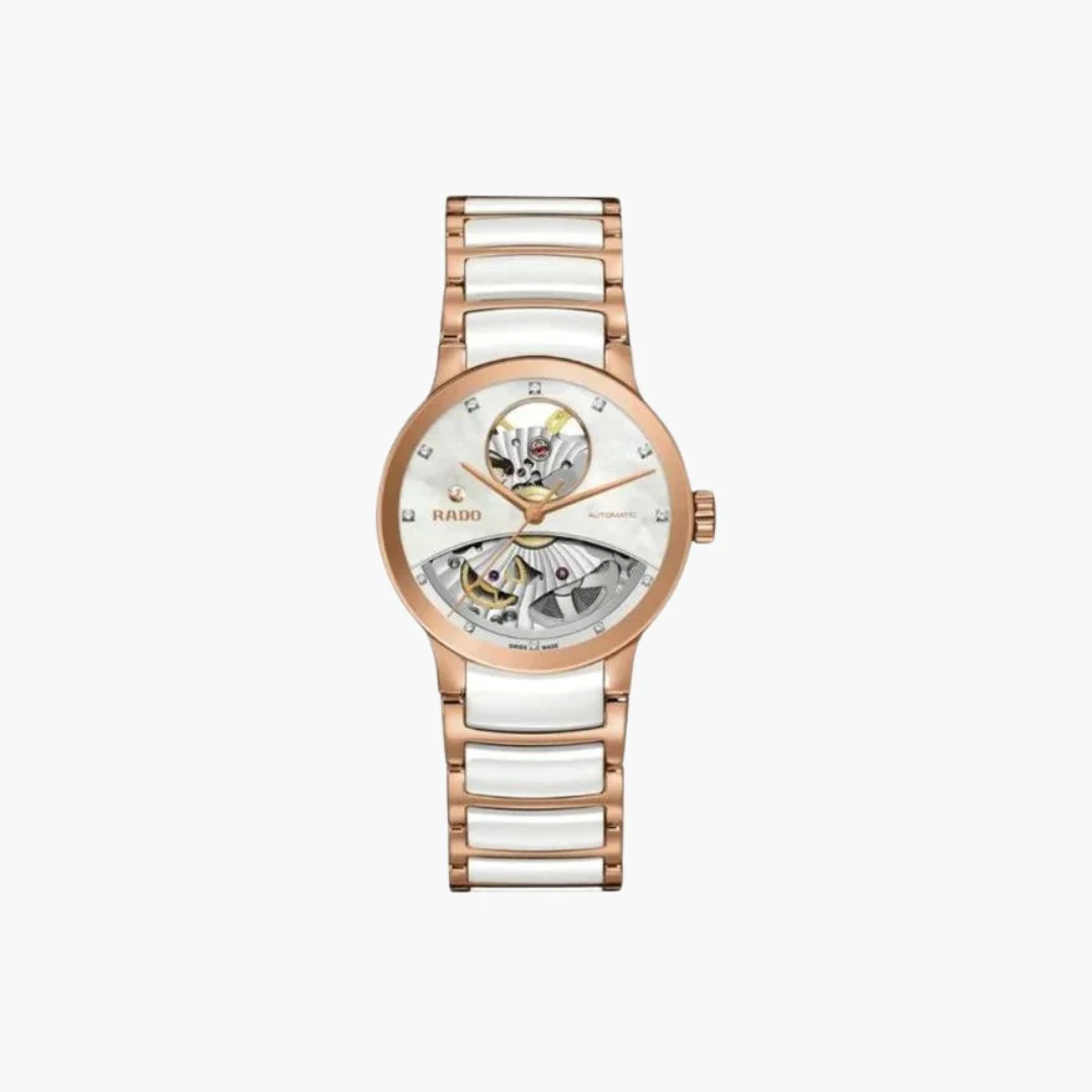 Rado Centrix Automatic Diamonds Open Heart 33Mm White Dial 1 Rado Centrix Automatic Diamonds Open Heart 33Mm White Dial