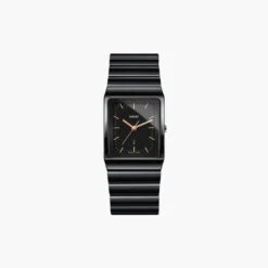 Rado Ceramica Quartz 30 X 41.7Mm Black Dial