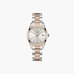 Longines Conquest Classic Quartz 34Mm Sunray Silver Dial