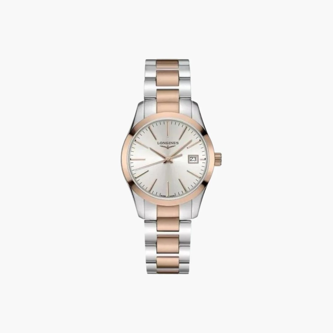 Longines Conquest Classic Quartz 34Mm Sunray Silver Dial 1 Longines Conquest Classic Quartz 34Mm Sunray Silver Dial