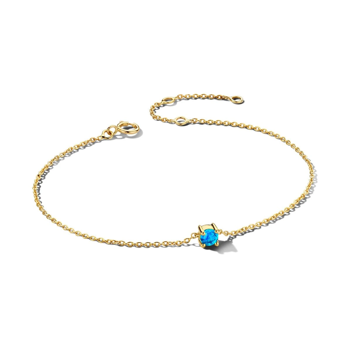 December Birthstone Bracelet 14K Yellow Gold 1 December Birthstone Bracelet 14K Yellow Gold