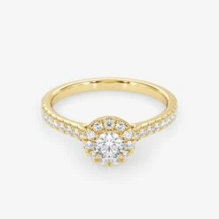 Embellished Halo 0.25 Carat Brilliant Cut Diamond 18K Gold Ring 13 Embellished Halo 0.25 Carat Brilliant Cut Diamond 18K Gold Ring -Royal Coster embellished halo 025 carat brilliant cut diamond 18k gold ring royal coster diamonds 277267
