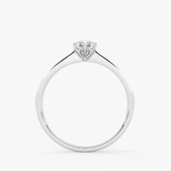 Embellished Solitaire 0.25 Carat Brilliant Cut Diamond 18K Gold Ring -Royal Coster embellished solitaire 025 carat brilliant cut diamond 18k gold ring royal coster diamonds 481848