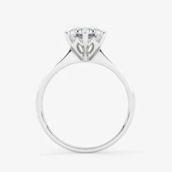 Embellished Solitaire 1.53 Carat Brilliant Cut Diamond 18K Gold Ring -Royal Coster embellished solitaire 153 carat brilliant cut diamond 18k gold ring royal coster diamonds 296576