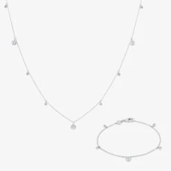 Flower Set (Necklace & Bracelet)