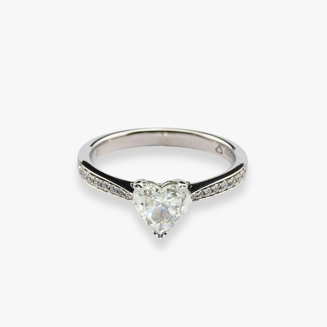 Heart Diamond Ring 1 Heart Diamond Ring