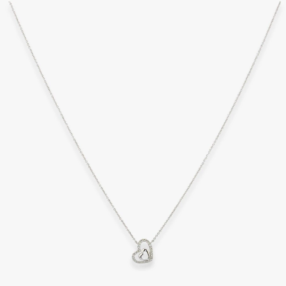 Heart Duo Necklace 1 Heart Duo Necklace