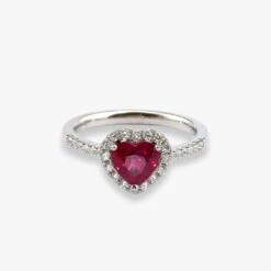 Heart Ruby Ring
