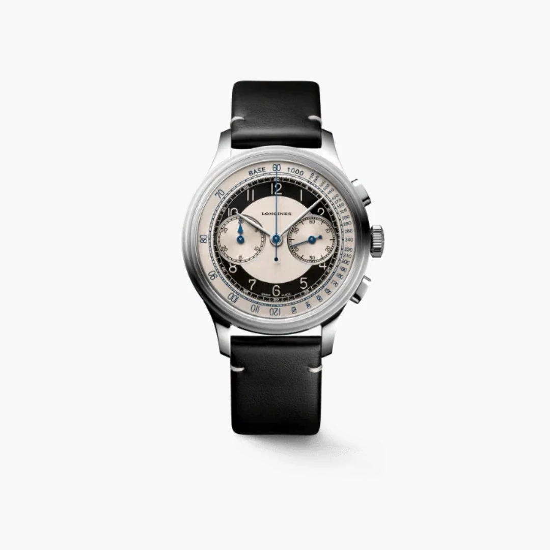Longines Heritage Classic Chronograph 40Mm Silver/Black Dial 1 Longines Heritage Classic Chronograph 40Mm Silver/Black Dial