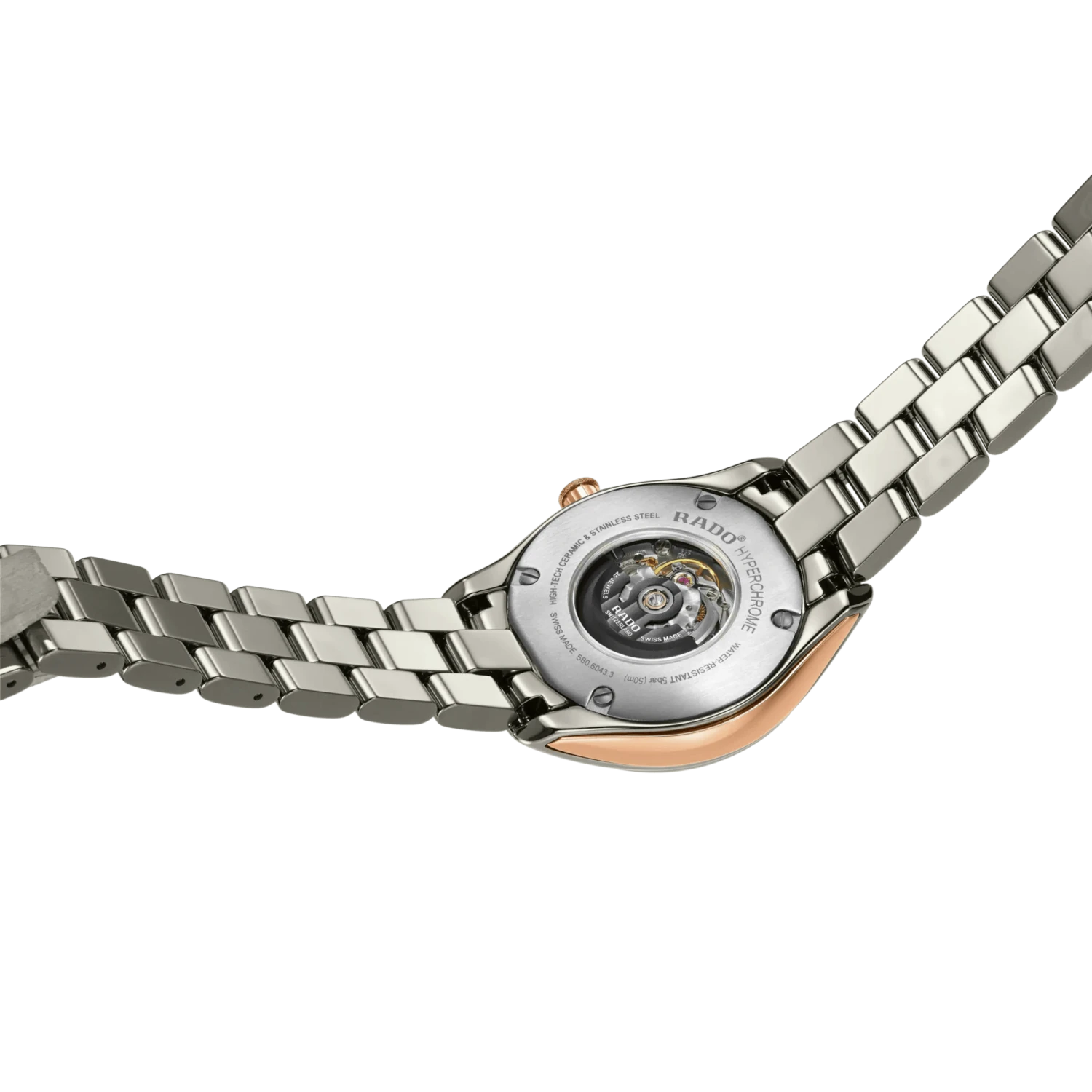 Rado Hyperchrome Automatic Diamonds 36Mm Champagne Dial 4 Rado Hyperchrome Automatic Diamonds 36Mm Champagne Dial - Afbeelding 4