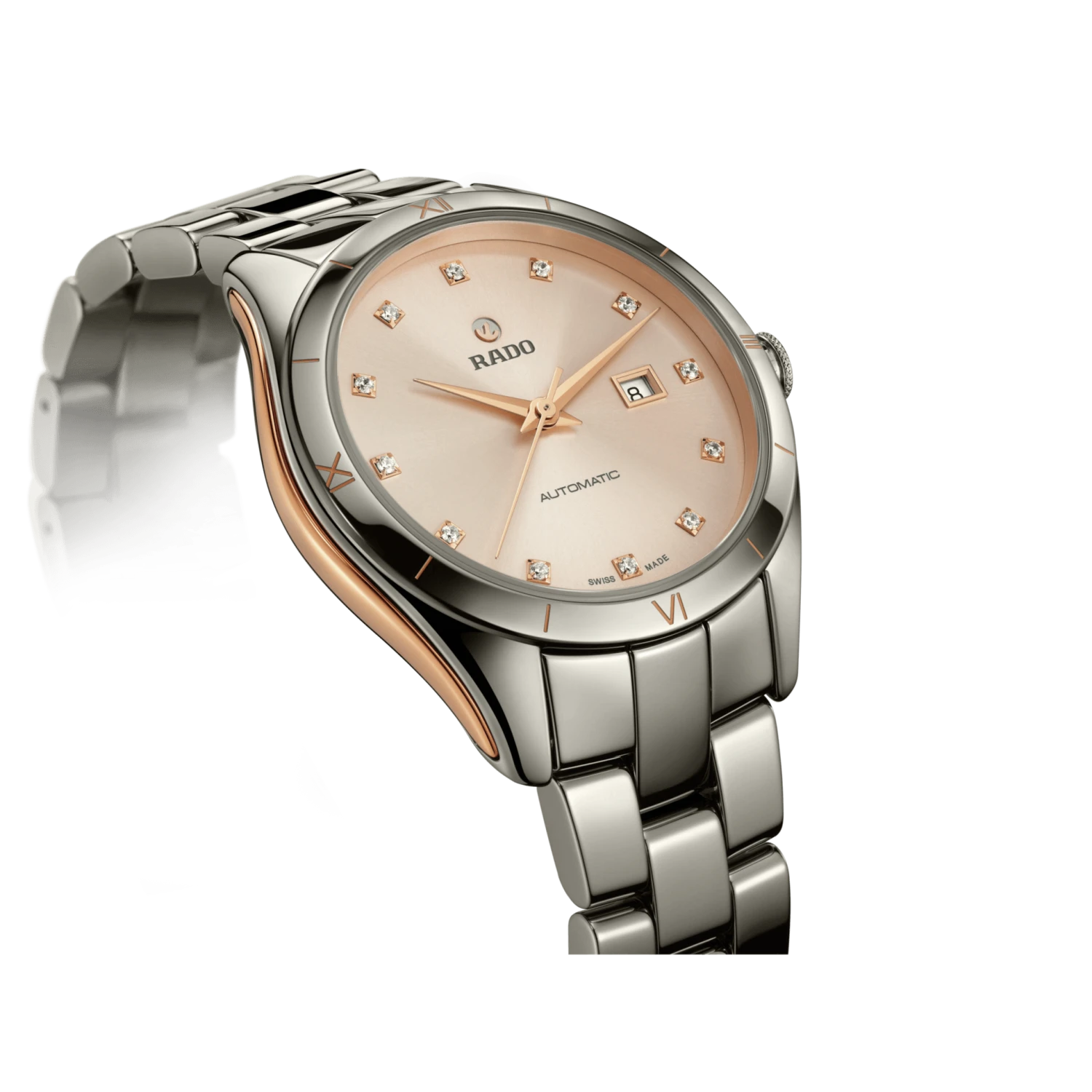 Rado Hyperchrome Automatic Diamonds 36Mm Champagne Dial 2 Rado Hyperchrome Automatic Diamonds 36Mm Champagne Dial - Afbeelding 2