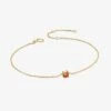 January Birthstone Bracelet 14K Yellow Gold