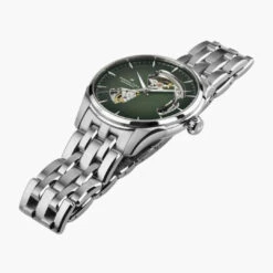 Hamilton Jazzmaster Open Heart Automatic 40Mm Green Dial 6 Hamilton Jazzmaster Open Heart Automatic 40Mm Green Dial -Royal Coster jazzmaster open heart automatic 40mm green dial royal coster diamonds 411857