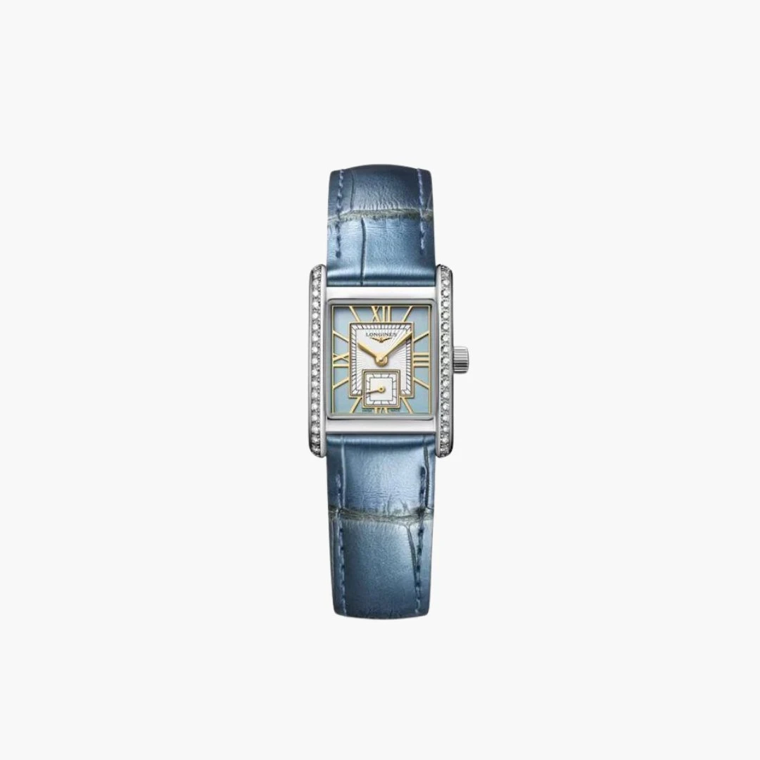 Longines Mini Dolcevita Quartz 16mm Blue Dial 1 Longines Mini Dolcevita Quartz 16mm Blue Dial