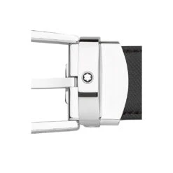 Montblanc Horseshoe Buckle Black/brown 30 Mm Reversible Leather Belt -Royal Coster montblanc horseshoe buckle blackbrown 30 mm reversible leather belt royal coster diamonds 865578