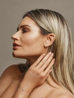 Royal Coster -Royal Coster nikkie solitaire stud earrings 18k yellow gold royal coster diamonds 176026