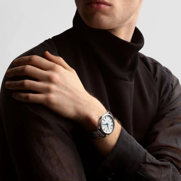 Longines Record Automatic 40Mm White Matt Dial 3 Longines Record Automatic 40Mm White Matt Dial - Afbeelding 3