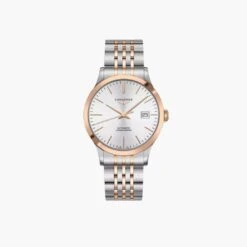 Longines Record Automatic 40Mm Sunray Silver Dial