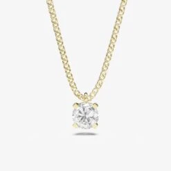 Signature C Solitaire Necklace