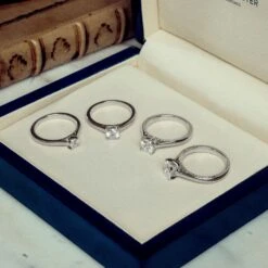 Signature C Solitaire Ring -Royal Coster royal 201 signature c 18k gold solitaire ring royal coster diamonds 430594