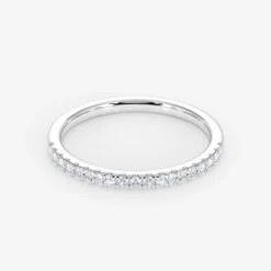 18K Gold 0.18 Carat Half Eternity Diamond Wedding Ring