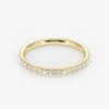 18K Gold 0.30 Carat Half Eternity Diamond Wedding Ring