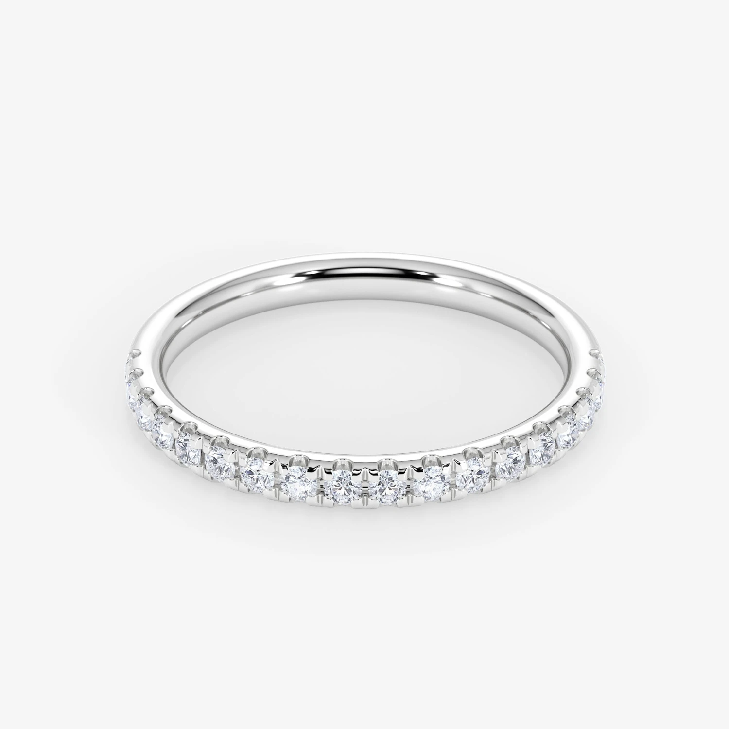 18K Gold 0.30 Carat Half Eternity Diamond Wedding Ring 5 18K Gold 0.30 Carat Half Eternity Diamond Wedding Ring - Afbeelding 5