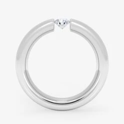 18K Gold Tension Diamond Wedding Ring 7 18K Gold Tension Diamond Wedding Ring -Royal Coster royal coster diamonds 032 carat 18k white gold wedding ring royal coster diamonds 986370