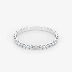 18K Gold 0.65 Carat Eternity Diamond Wedding Ring