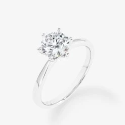 Solitaire 1.00 Carat Brilliant Cut Diamond 18K Gold Ring 12 Solitaire 1.00 Carat Brilliant Cut Diamond 18K Gold Ring -Royal Coster royal coster diamonds 101 carat brilliant cut diamond 18k gold ring royal coster diamonds 387018