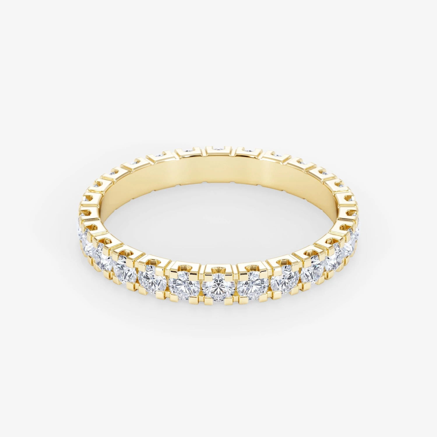 18K Gold 1.30 Carat Eternity Diamond Wedding Ring 1 18K Gold 1.30 Carat Eternity Diamond Wedding Ring