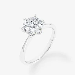 Solitaire 1.50 Carat Brilliant Cut Diamond 18K Gold Ring -Royal Coster royal coster diamonds 153 carat brilliant cut diamond 18k gold ring royal coster diamonds 350888