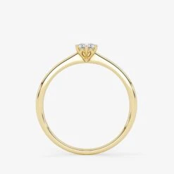 Solitaire 0.25 Carat Brilliant Cut Diamond 18K Gold Ring -Royal Coster solitaire 025 carat brilliant cut diamond 18k gold ring royal coster diamonds 301829