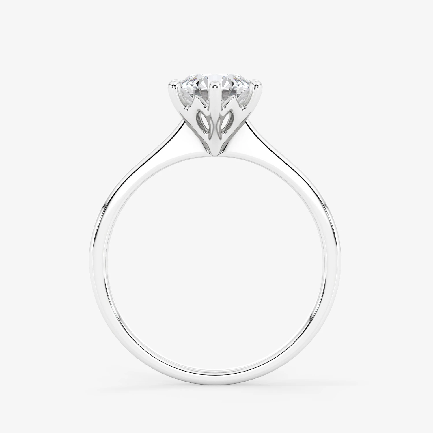 Solitaire 1.00 Carat Brilliant Cut Diamond 18K Gold Ring 3 Solitaire 1.00 Carat Brilliant Cut Diamond 18K Gold Ring - Afbeelding 3