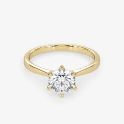 Solitaire 1.00 Carat Brilliant Cut Diamond 18K Gold Ring 13 Solitaire 1.00 Carat Brilliant Cut Diamond 18K Gold Ring -Royal Coster solitaire 100 carat brilliant cut diamond 18k gold ring royal coster diamonds 289044
