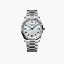 The Longines Master Collection 40Mm Silver Barleycorn Dial